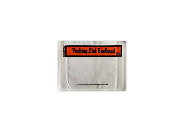 6 x 4-1/2 Packing List Enclosed Envelope -Blank