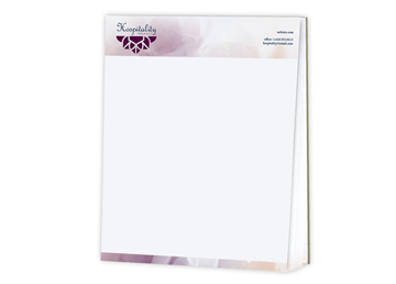 Memo Pad 8.5 x 11, White 60 lb. Text with 50 Sheets per Pad