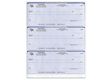 Laser 3-To-A-Page, 1-Part, Checks, QuickBooks® Compatible, Lined