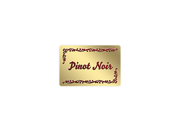 1" x 1 1/2" Rectangle Foil & Embossed Combination