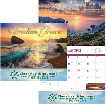 Christian Grace Stapled Wall Calendar