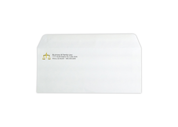 Foil Embossed Stationery Envelope -Flat Print