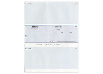 Laser 1-Part Middle Checks, Peachtree Compatible, Unlined