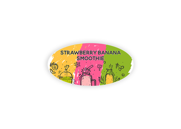1 1/4" x 2 1/2" Oval 4 Color Process Label