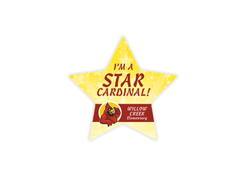 2 3/4" x 2 7/8" Star 4 Color Process Label
