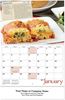 Taste of the Month Wall Calendar || Custom Calendars and Planners || Spiral, Screen Printed