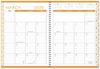 Academic 7x10 Planner Colored Insert || Custom Calendars and Planners || Spiral, Digital Full Color