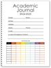 Academic 7x10 Planner Colored Insert || Custom Calendars and Planners || Spiral, Digital Full Color