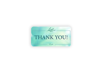 1" x 2" Rectangle 4 Color Process Label