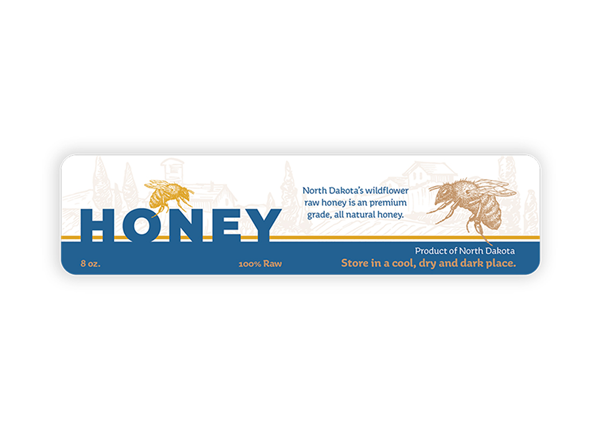 1" x 4" Rectangle 4 Color Process Label