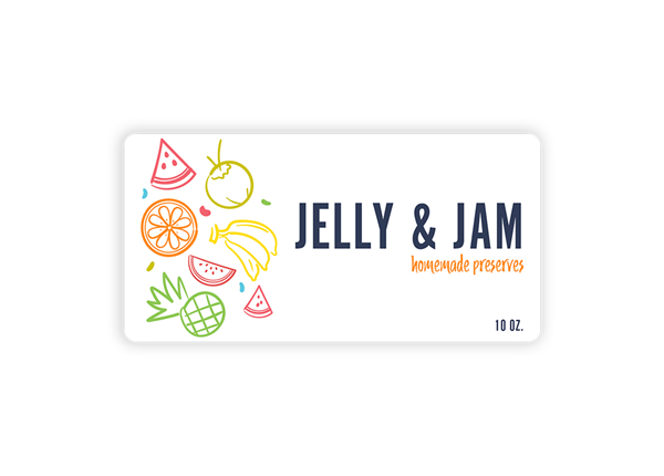 2" x 4" Rectangle 4 Color Process Label