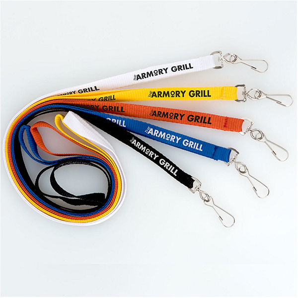 Economy Lanyard 7/16" || Custom Tradeshow || Screen Printed