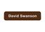 Engraved Designer Replacement Sign || Custom Indoor Signs || Horizontal, 8" x 2"
