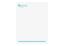 Spot Color Letterhead || Letterhead || 1 PMS Ink, Raised Print