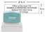 Xstamper® N14 Stamp || Custom Pre-Inked Stamps || 5/8" x 2 3/8" Impression