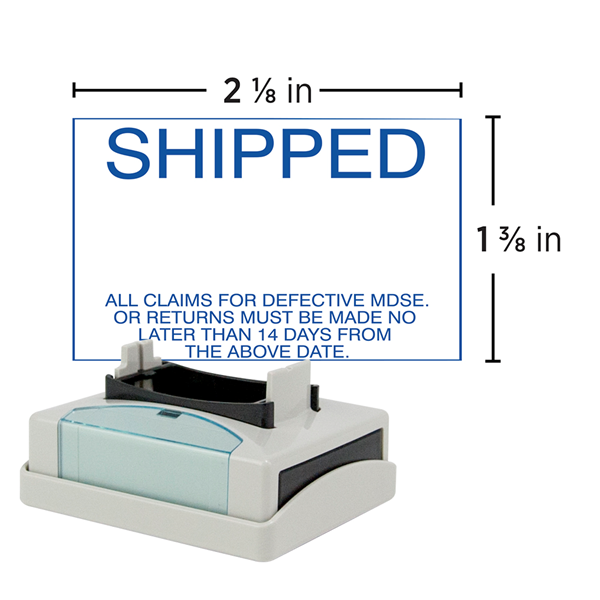 Xstamper® N83 VersaDater Dater Impression Frame Only || Custom Pre-Inked Date Stamps || 1 3/8" x 2 1/8", No Date