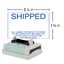 Xstamper® N83 VersaDater Dater Impression Frame Only || Custom Pre-Inked Date Stamps || 1 3/8" x 2 1/8", No Date
