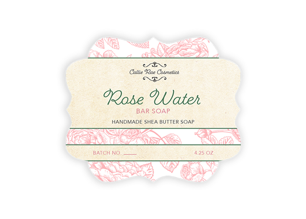 2 1/2" x 3" Vintage Frame 4 Color Process Label