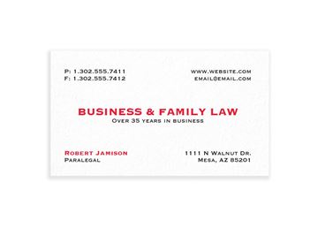 2 Color Standard Business Cards || Business Cards || 1 Sided, Flat Print