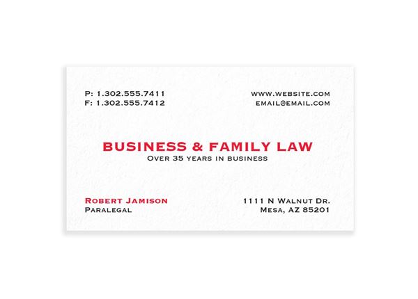 2 Color Standard Business Cards || Business Cards || 1 Sided, Flat Print