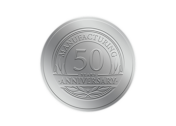 2" Circle Blind Embossed Label