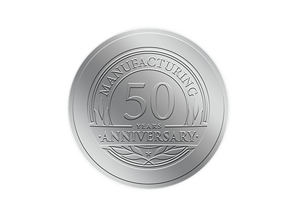 2" Circle Blind Embossed Label