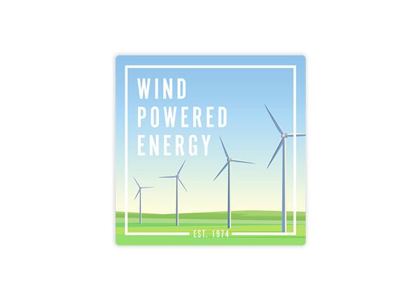 2" x 2" Square 4 Color Process Label