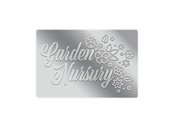 2" x 3" Rectangle Blind Embossed Label
