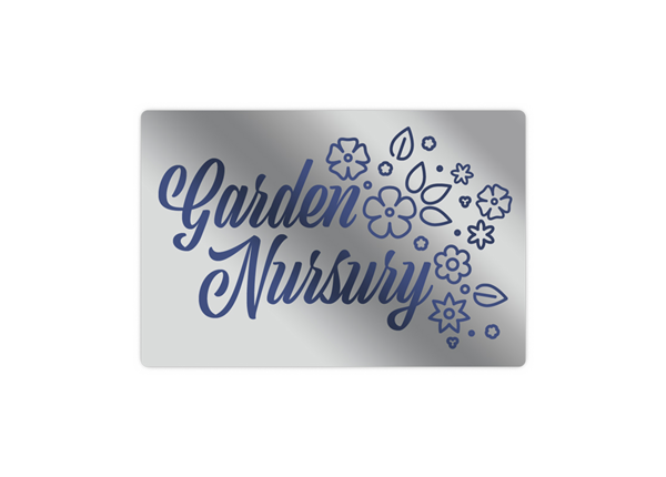 2" x 3" Rectangle Foil Imprint Label