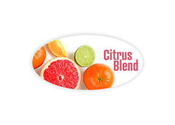 2" x 4" Oval 4 Color Process Label