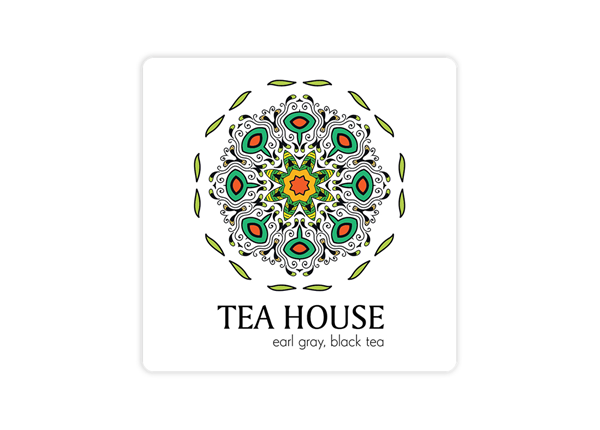 3 1/2" x 3 1/2" Square 4 Color Process Label