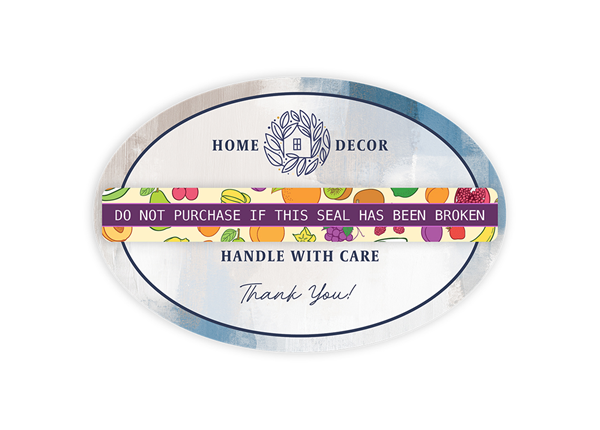 4" x 6" Oval 4 Color Process Label