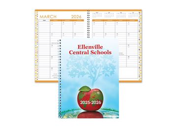 Academic 7x10 Planner Colored Insert || Custom Calendars and Planners || Spiral, Digital Full Color