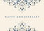 Decorated Anniversary - Printed Envelope