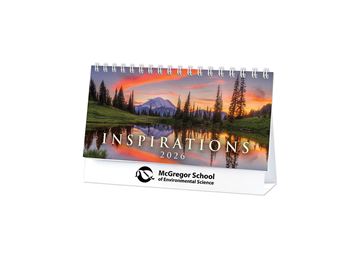 Inspirations Desk Calendar || Custom Calendars and Planners || Spiral, Screen Printed