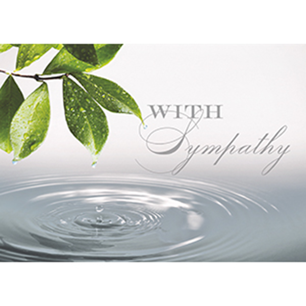 Serene Water Drop - Printed Envelope