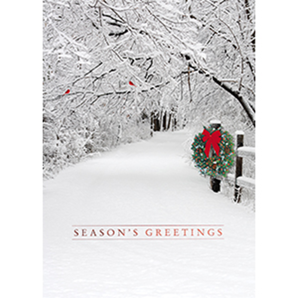 Snowy Lane - Printed Envelope