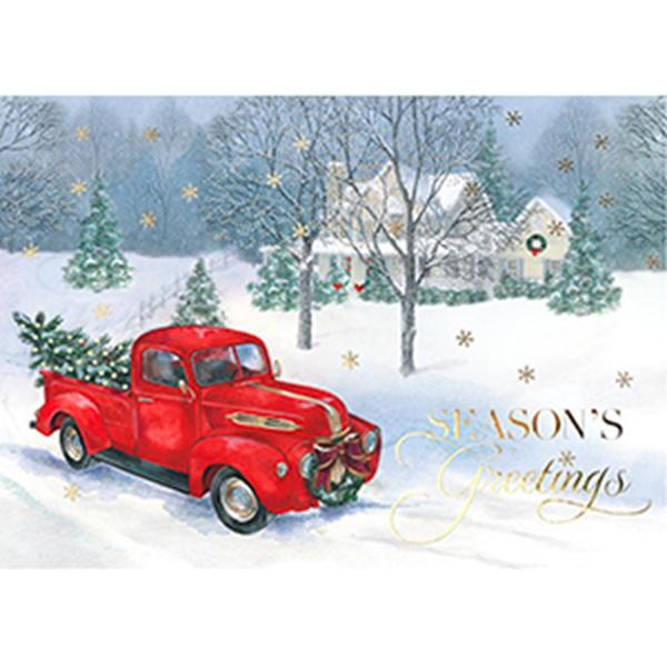 Vintage Truck - Printed Envelope