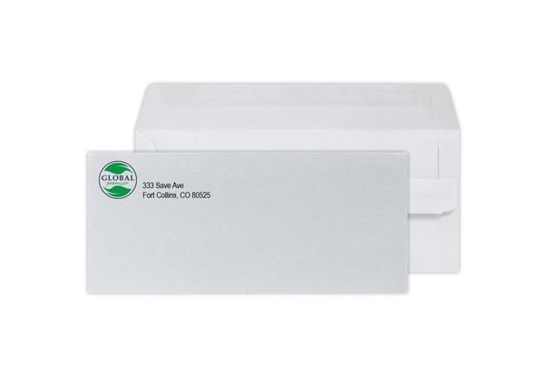 #10 Envelope, Self-Seal || Custom Envelopes || 2 Standard Spot Color