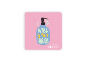 2 3/4" x 2 3/4" Square 4 Color Process Label