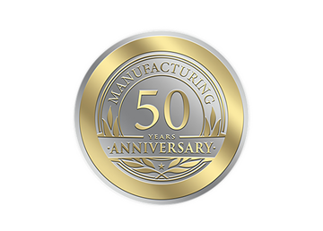 2" Circle Foil & Embossed Combination Label