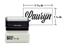 2000 Plus® PI 35 Stamp || Custom Pre-Inked Stamps || 1 1/16" x 1 13/16" Impression