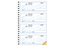 6-7/8" X 2-3/4" Spiral Bound Carbonless Receipt Book, 2 Part