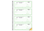 6-7/8" X 2-3/4" Spiral Bound Carbonless Receipt Book, 2 Part