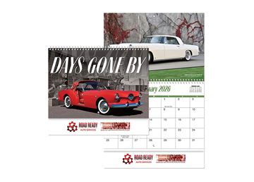 Days Gone By Spiral Wall Calendar || Custom Calendars and Planners || Spiral, Full Color