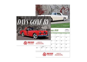 Days Gone By Wall Calendar || Custom Calendars and Planners || Stapled, Screen Printed
