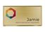 Full Color Metallic Name Badge || Custom Badges || Gold, 3" x 1 1/2"