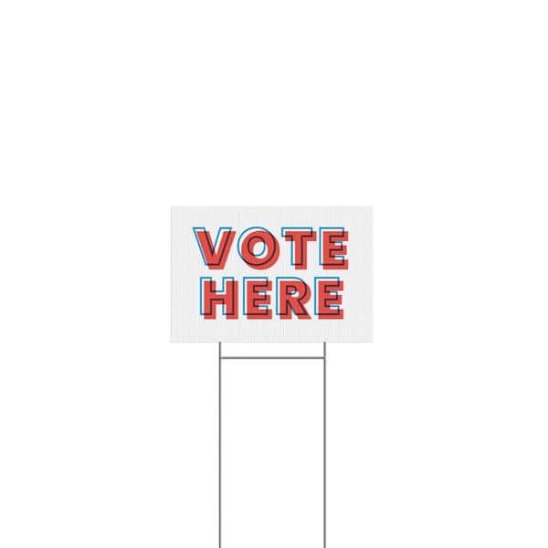 Full Color Yard Sign with Stake || Custom Outdoor Signs || Horizontal, 18"x 12", 2 Sided