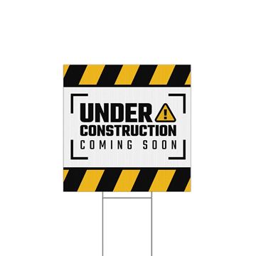 Full Color Yard Sign with Stake || Custom Outdoor Signs || Square, 24"x 24", 2 Sided