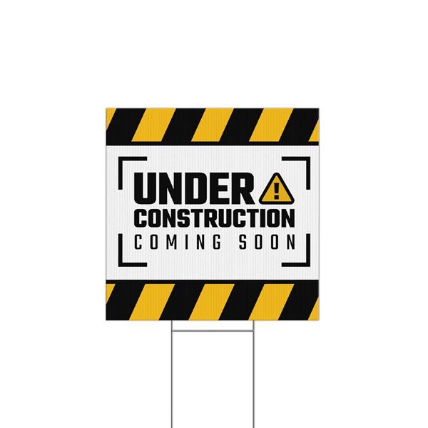 Full Color Yard Sign with Stake || Custom Outdoor Signs || Square, 24"x 24", 2 Sided